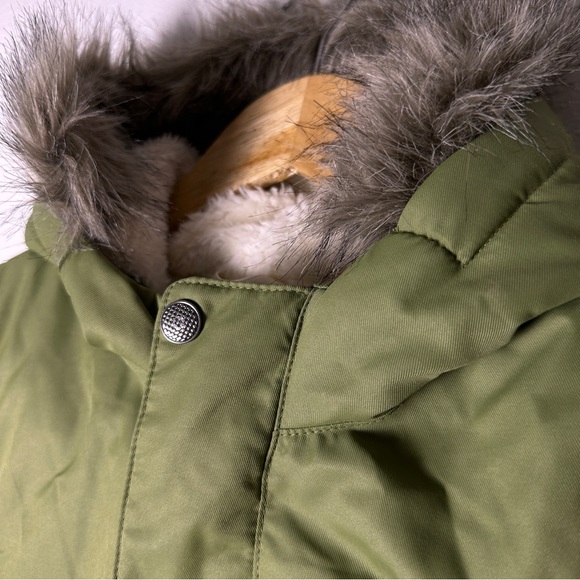 Cat & Jack Kids Olive Color Parka, 6 - Picture 7 of 7